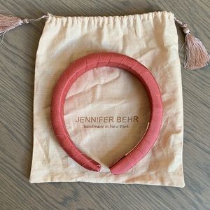 Jennifer Behr Attica Headband in Terracotta